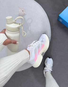 Adios Pro 4 - Branco/Rosa