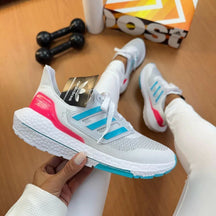 Adidas Ultraboost feminino -  Cinza Azul Pink
