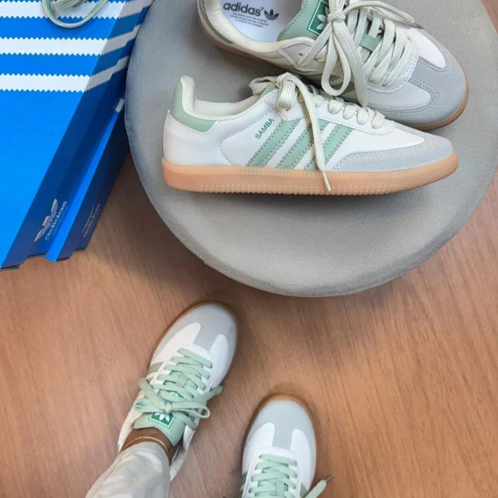 Ad Samba (feminino) - Branco Verde