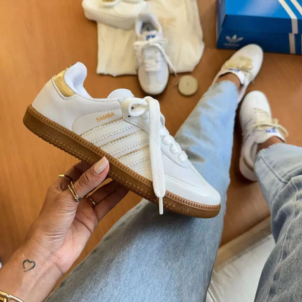 Ad Samba (feminino) - Branco Dourado