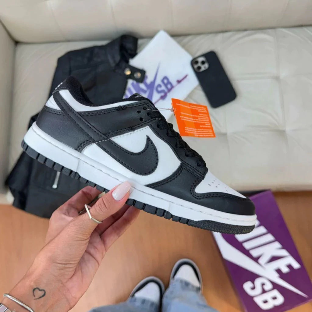 Nike Dunk panda (feminino) Preto Branco