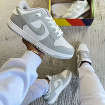Nike Dunk panda (feminino) Cinza Branco