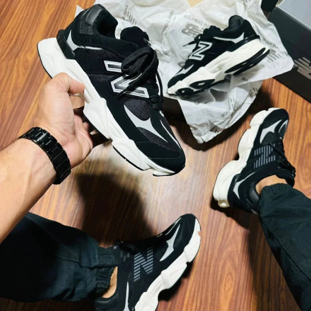 NB 9060 Masculino - Preto Branco