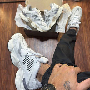 NB 9060 Masculino - Branco Cinza