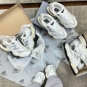 NB Feminino 9060 - Branco Cinza OFF