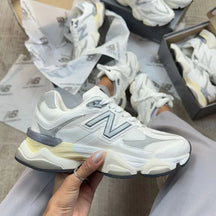 NB Feminino 9060 - Branco Cinza OFF