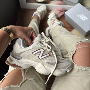 NB Feminino 9060 - Bege Vinho