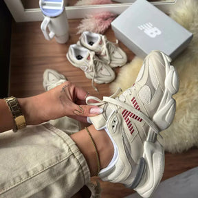 NB Feminino 9060 - Bege Vinho