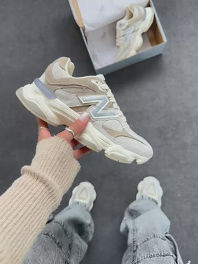 NB Feminino 9060 - Bege Cinza